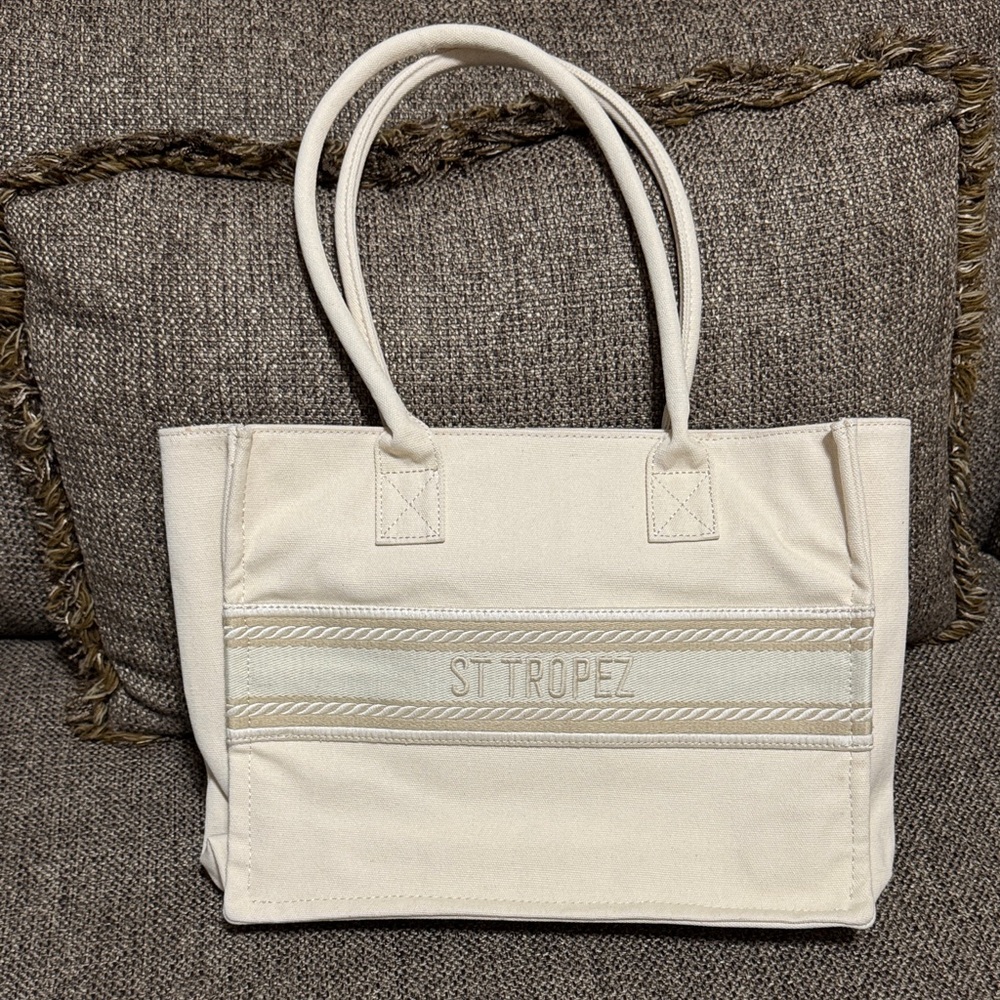 St. Tropez Elegant Cream Tote
